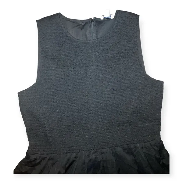 J. Crew Womens black smocked midi dress - Image 7