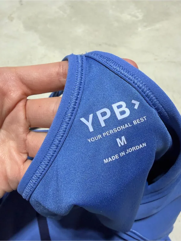 YPB your personal best Abercrombie fitch cropped blue tank medium - Image 7