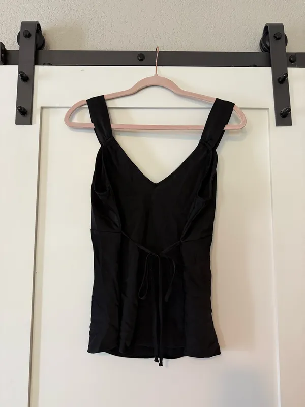Wild Fable black satin tank top - Image 2