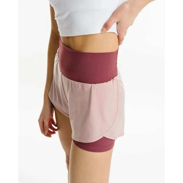 ZYIA Active Muted It’s a Mood Shorts Mauve Pink Size L - Image 2