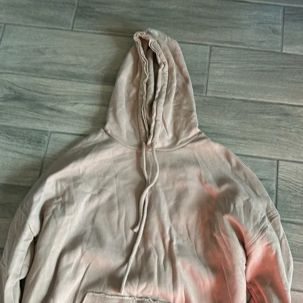 Tan oversized hoodie Size L - Image 2