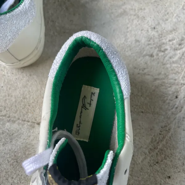 Vintage Havana Green and White Sneakers - Image 10