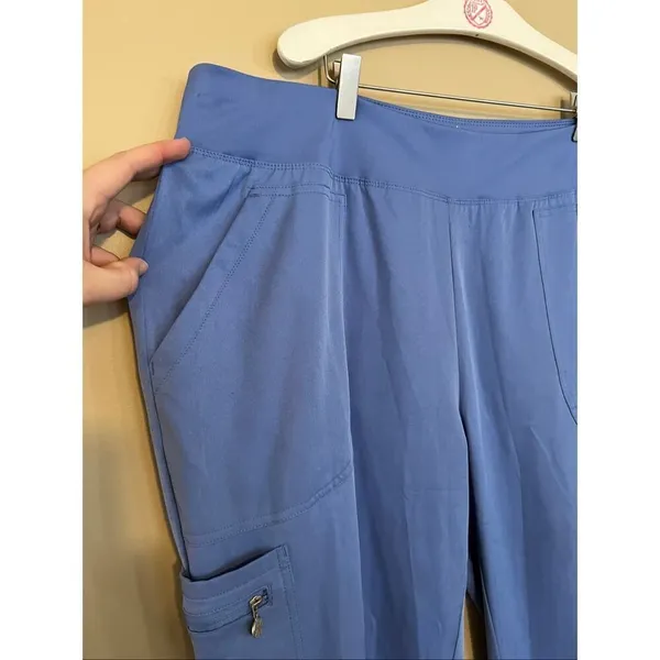 Beyond Scrubs Blue Scrub Pants Woman’s Size XL FLAWED-STAINS-MARKS - Image 4