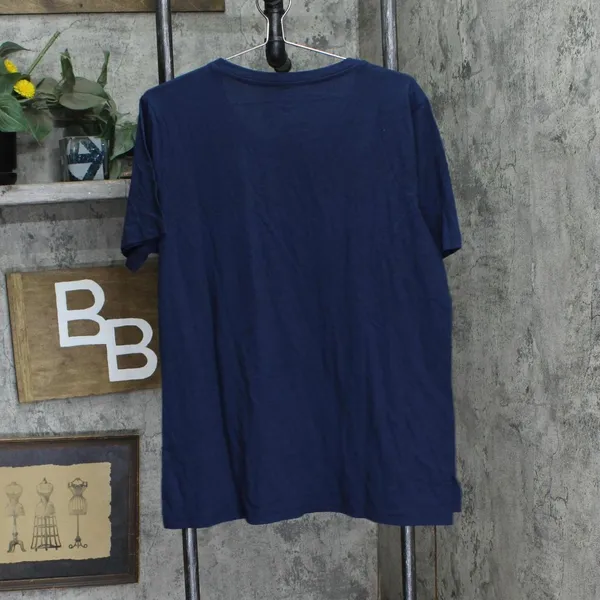 NWT Members Mark Womens Essential Short Sleeve Crewneck Tee DLT4785S M Blue Cove - Image 2