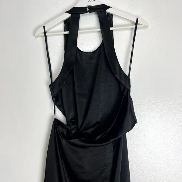 FOR LOVE & LEMONS Taliah Maxi Dress in Black Size Large - Image 10