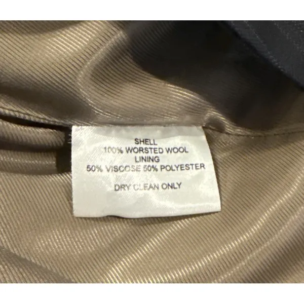 Ariat‎ Womens Size 10 Regular Worsted Wool 3 Button Blazer Pin Stripe Career - Image 8