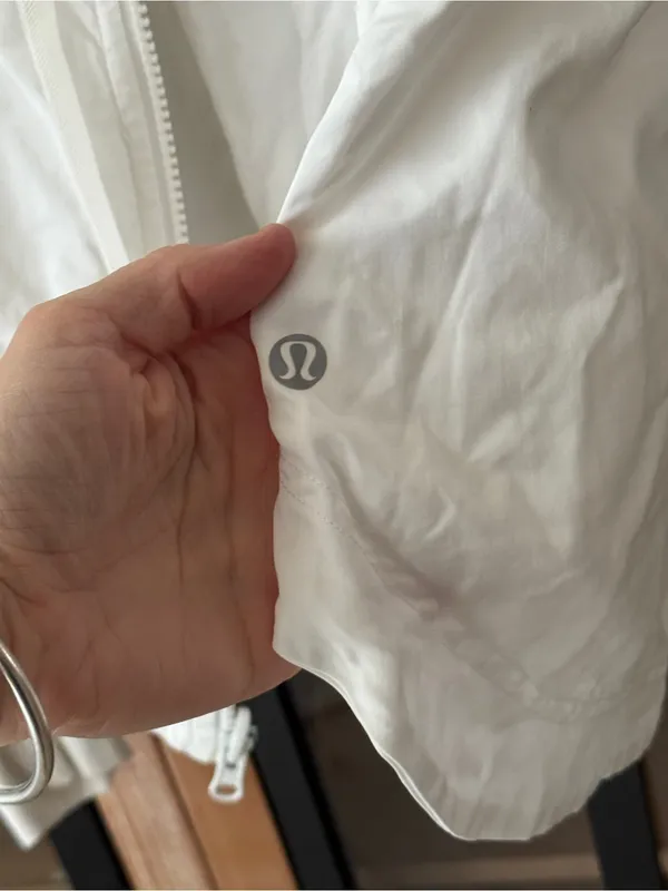 Lululemon Inner Peace Jacket reversible mock neck full zipper up tie waist - Image 5