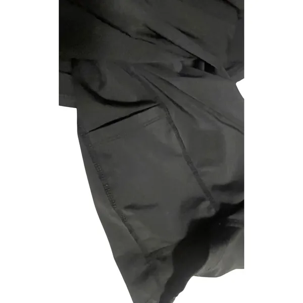 Black Athletic Exercise Dress with Built-in Romper Liner and Pockets Sleeveless‎ - Image 3