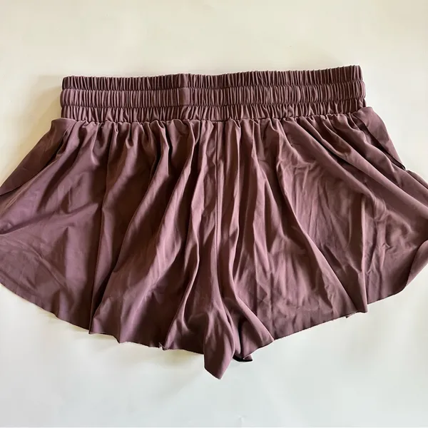 Keiki Kona Flowy Mauve Athletic Shorts Size Small - Image 2