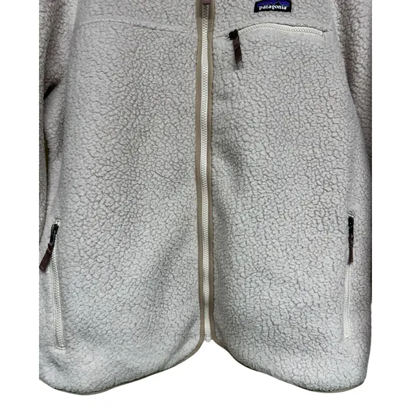 Patagonia Retro Pile Fleece Jacket Shroom Taupe Women's Size XL‎ - Image 5