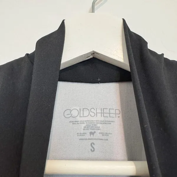Goldsheep Star Print Quarter Zip Jacket‎ Small Streetwear Athleisure SpaceCore - Image 4