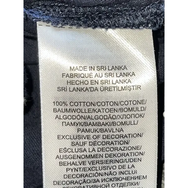 Lauren Ralph Lauren Navy Blue & White‎ Polka Dot Cotton Night Shirt Small Logo - Image 8