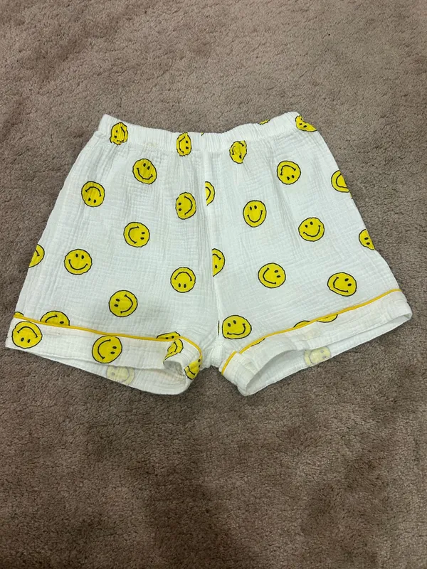 Sassy Shortcake Smiley Dreams Pajama Set Small Preppy Yellow - Image 6