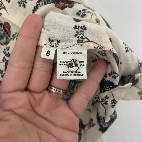Ulla‎ Johnson Erin Top Gardenia Floral - Image 4