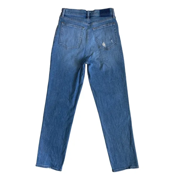 Abercrombie & Fitch 90s Straight Ultra High Rise Crossover Jeans Blue‎ 29 8R - Image 2