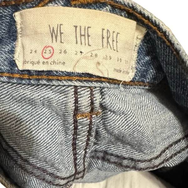 We The Free Denim Button Fly Shorts‎ - Image 4