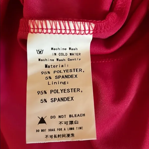 Vj Show Elegant Ruffle Dress Pink Women Size XXL - Image 4