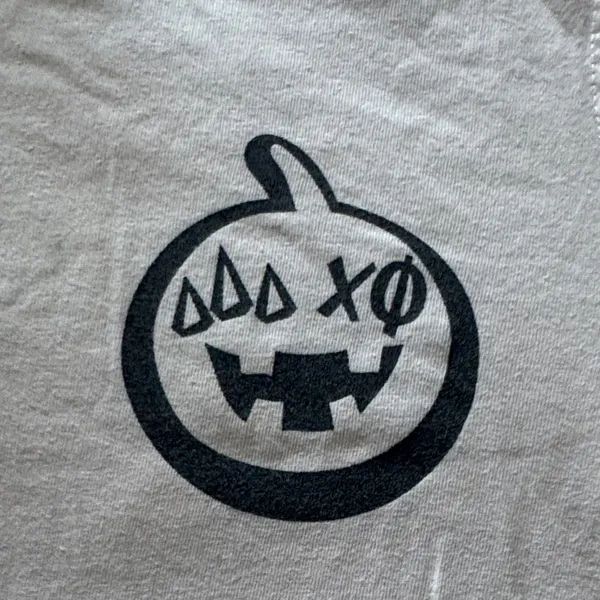 Comfort Colors Cream Cookies for a Cure Tri Delta & Chi Phi Sorority Graphic Tee - Image 3