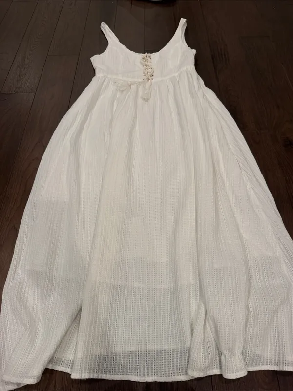 DL1961 Women’s Midi Dress with Lace-Up Top Size Medium - C11-726 - Image 5