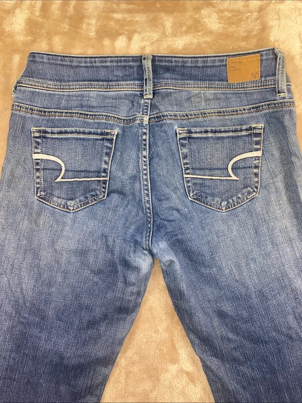 American Eagle Outfitters Blue Boot Cut Jeans - Image 4