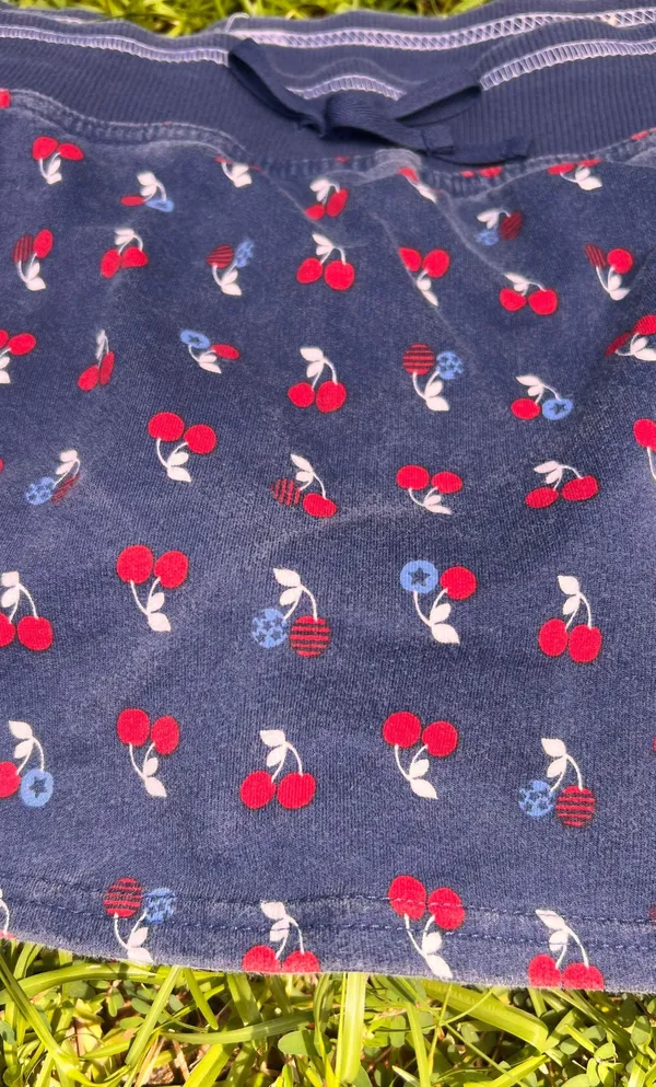 Basic Editions Cherry Printed Skort For Girls - Image 2