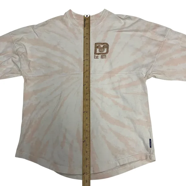 Disney Parks Walt Disney World Rose Gold Glitter Tie Dye Spirit Jersey Size XS - Image 7