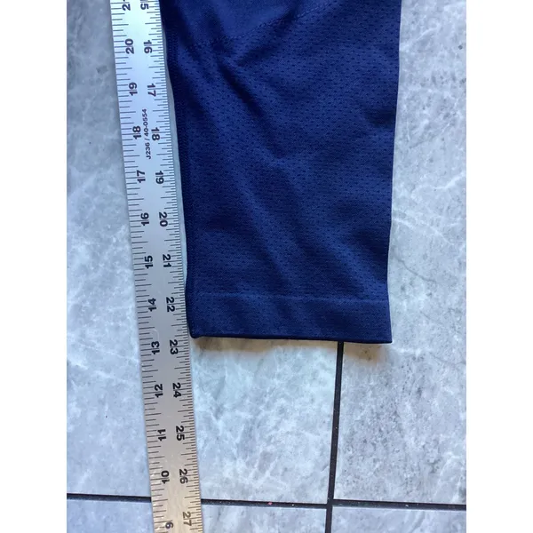 Halara NWOT Women Navy Blue Scrunch Butt Seamless High Waisted 7/8 Leggings L - Image 6