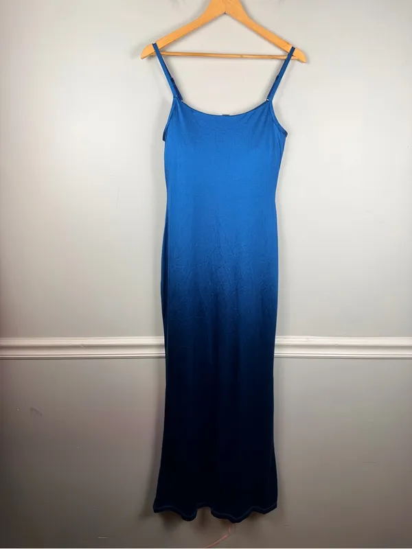 New popilush Shapewear Shine Slimming Tummy Control Maxi Slip Dress size large - Image 4