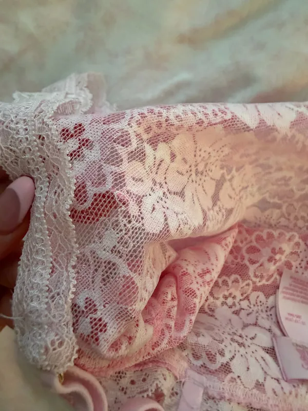 Pink Love Shack Fancy Lace Tank - Image 4