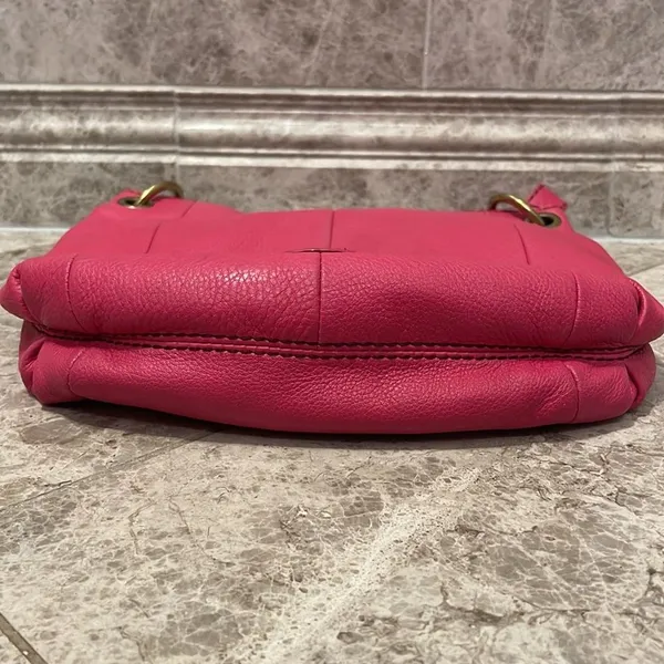 Fossil Long Live Vintage Leather Shoulder Bag SHB5054 Pink Pebbled Leather - Image 7