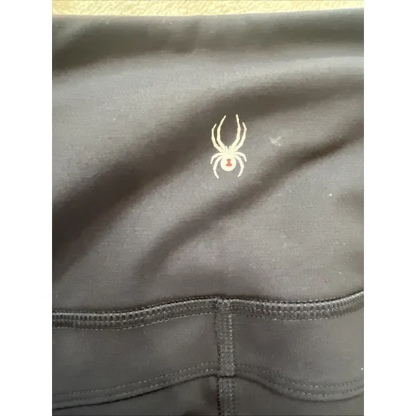 Spyder Active Women's Small Black‎ High Rise Drawstring Pocket Leggings - Image 9