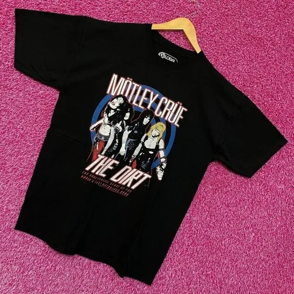 Motley Crue The Dirt Biopic Movie Promo Heavy Metal Tee XL - Image 3