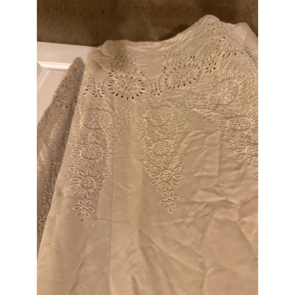 Tiny Women's Boho Lace Maxi Dress Beige Size S Brown - Image 8