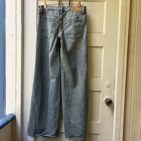 PacSun Casey Low Rise Baggy Jeans Size 23 Wide Leg Light Blue 90s Grunge Retro - Image 6