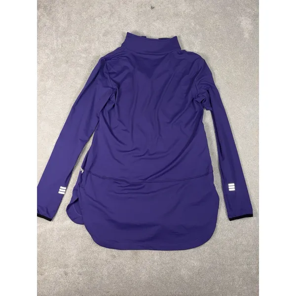 Veil Spark 1/4 Zip Purple Pullover 100 Polyester Long Sleeve Activewear womans M - Image 7