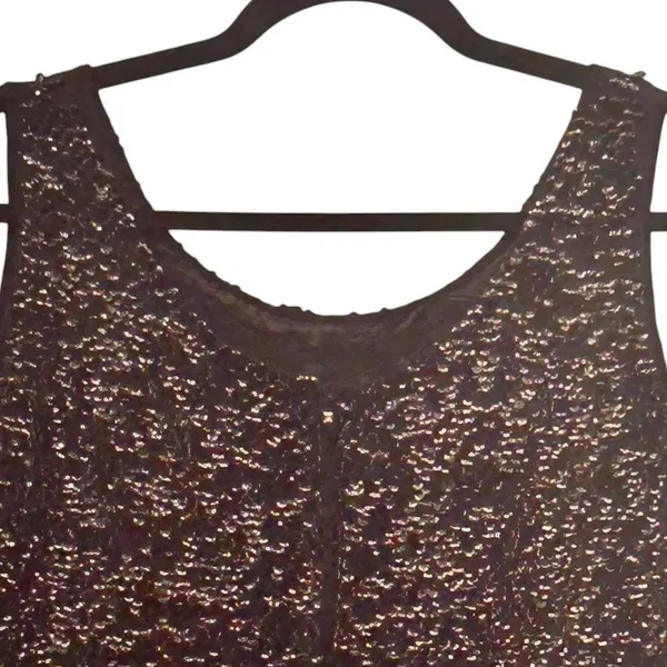 Vintage Showgirl Top Black‎ Small - Image 3
