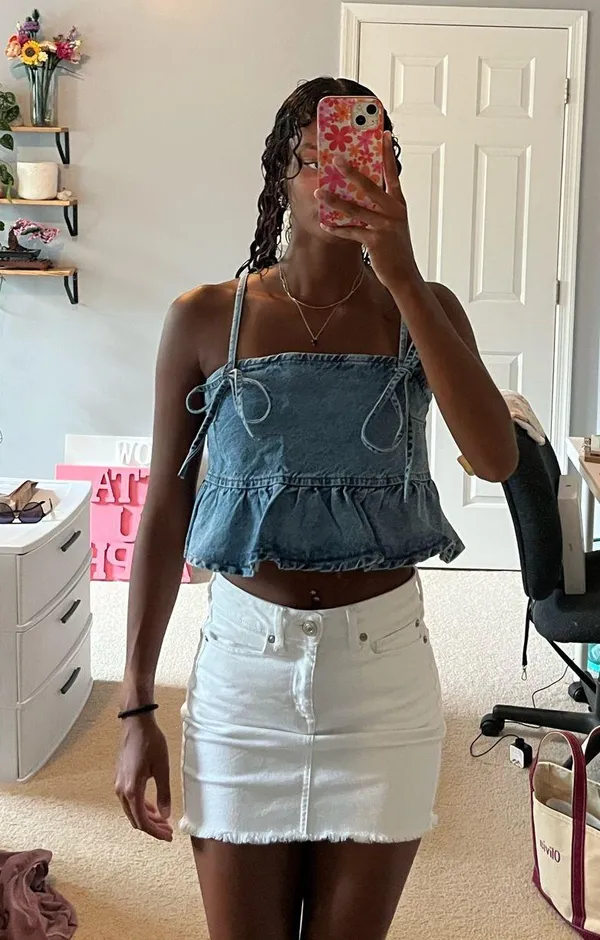 Denim Top Shein - Image 2