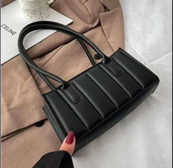 Mod Mini Rectangular Black Bag - Image 6