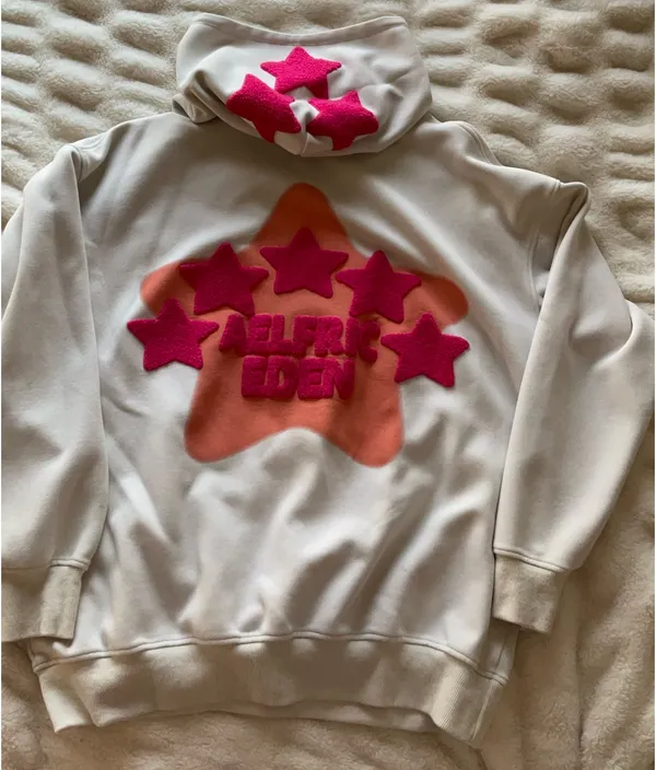 Aelfric Eden Hoodie Pink Star - Image 2