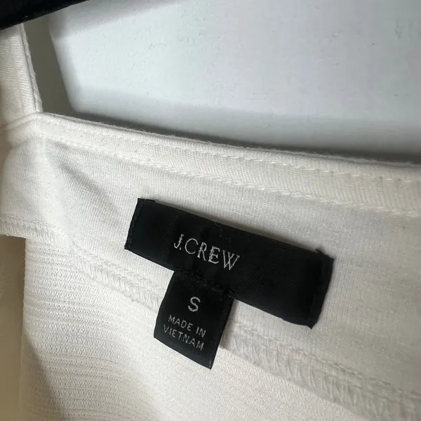 J. Crew Off White Textured Tank Size Small - Image 6