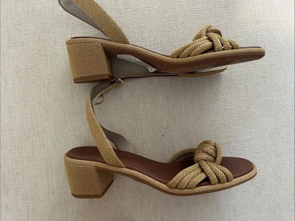Rothy's Women's The Knot Sandals, Golden Sun, Size 8, NWT NWT - Image 6