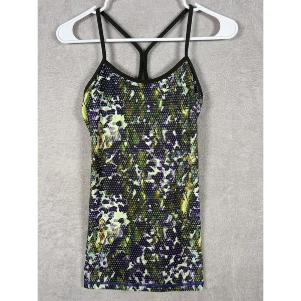 Lululemon Power Y‎ Tank Luon in the Lilac Size 4 Yoga Pilates Unpadded Wicking - Image 2
