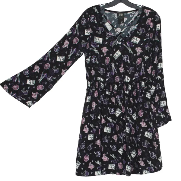 Hot Topic Harry Potter Weasleys Wizard Wheezes Dark Academia Witchy Black Medium - Image 7