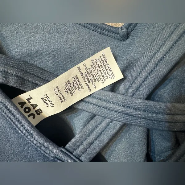 Women's JoyLab Shorts Onesie Size Large light blue - Image 3