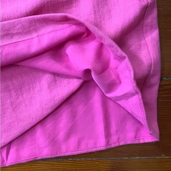 NWT Showpo Niana Hot Pink One Shoulder Draped Ruffle Mini Dress Sz 4 💛🎀 - Image 11