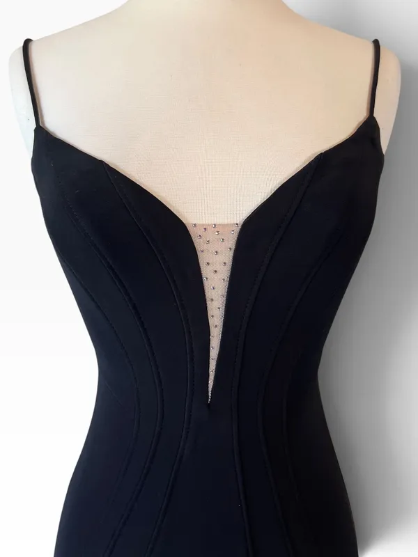 Betsy & Adam Black evening gown - Image 3