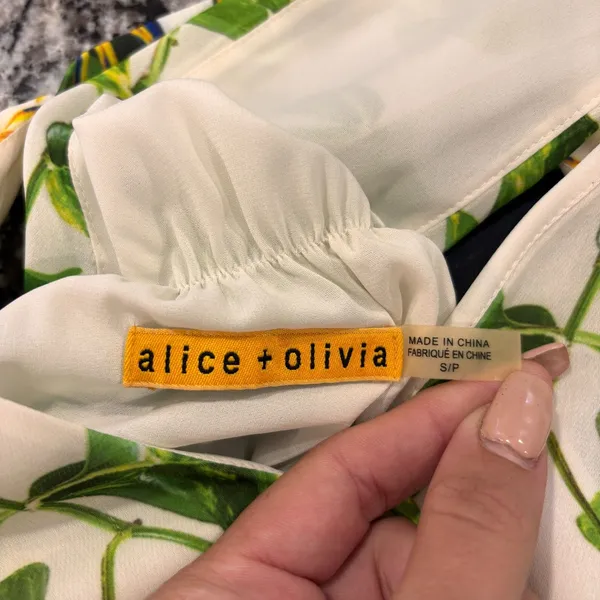 Alice + Olivia Dove Relaxed Maxi Dress Size Small Beach Resort Vacation $348 - Image 5