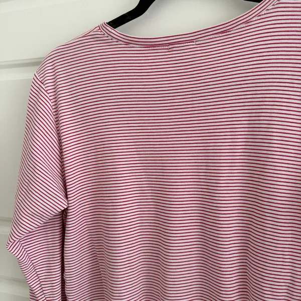 LAKE Red and White Striped Long Sleeve Top - Image 6