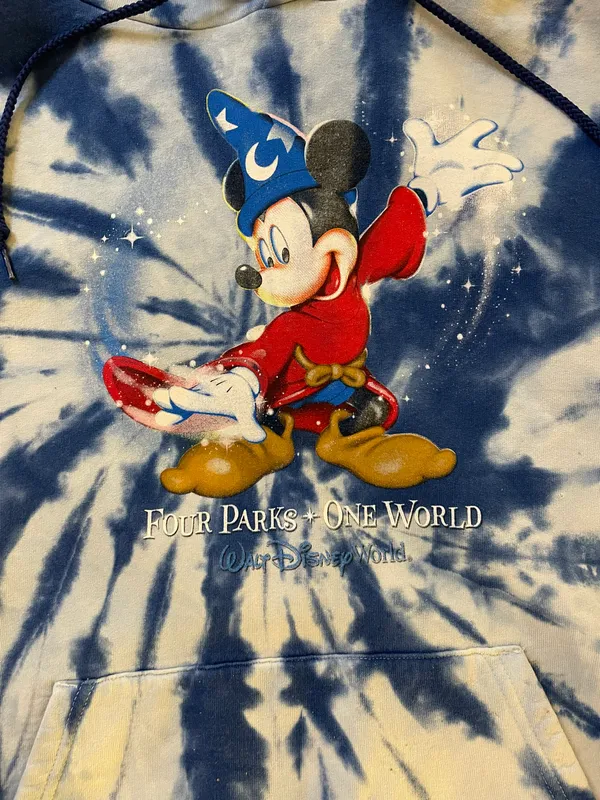 Disney Tie Dye Hoodie Women’s XL - Image 2