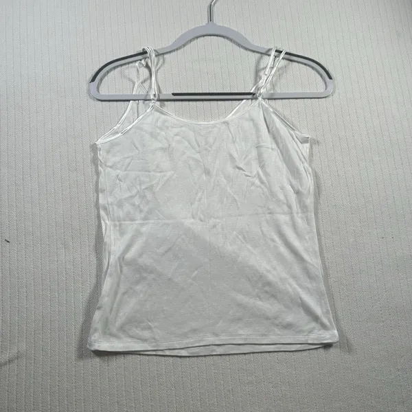 Victoria’s Secret Women’s White Cami Tank Top Size Large Adjustable Straps - Image 8